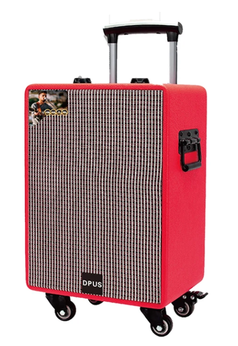 Boxa mare portabila tip troller DP S1001 de 10 inch cu microfon si telecomanda